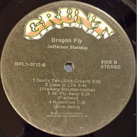 Jefferson Starship - Dragon Fly