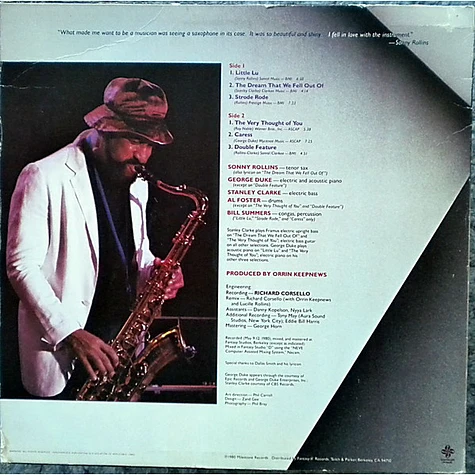 Sonny Rollins - Love At First Sight