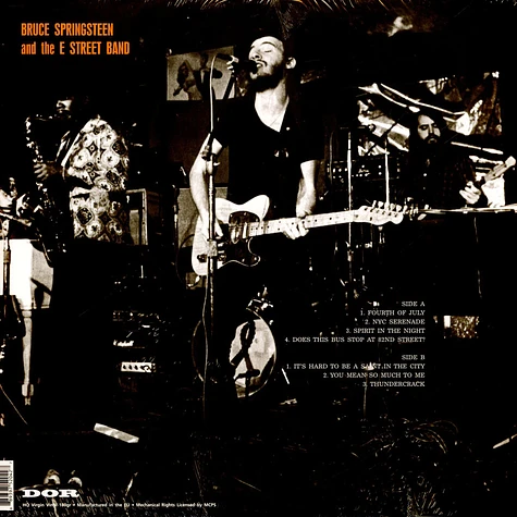 Bruce Springsteen & The E Street Band - Live At My Father's Place In Roslyn Ny July 31 1973 Wlir-Fm Blue Vinyl Edition
