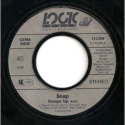 Snap! - Ooops Up