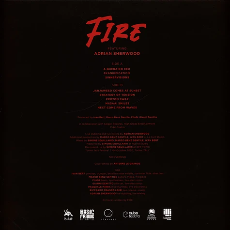 Fire Feat. Adrian Sherwood - Fire Feat. Adrian Sherwood Red Vinyl Edition