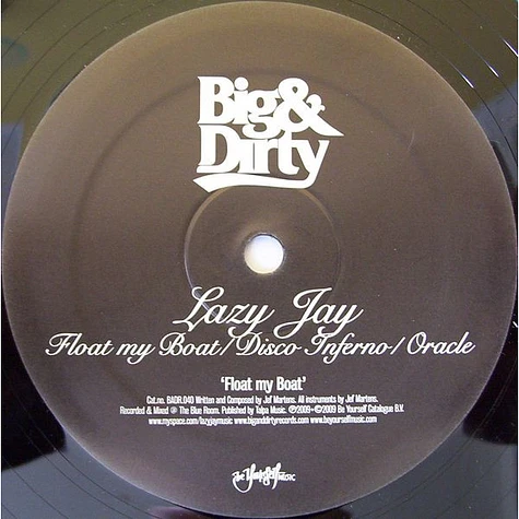 Lazy Jay - Float My Boat / Disco Inferno / Oracle