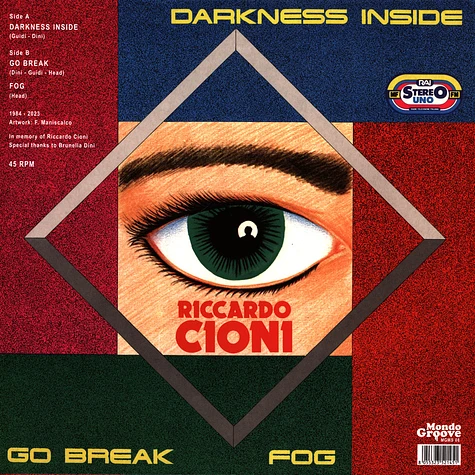 Riccardo Cioni - Darkness Inside / Go Break / Fog EP