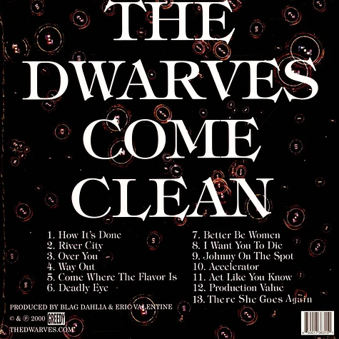 Dwarves - Come Clean