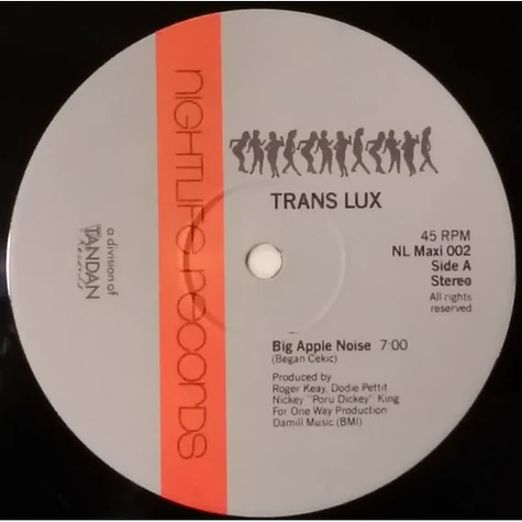 Trans-Lux - Big Apple Noise