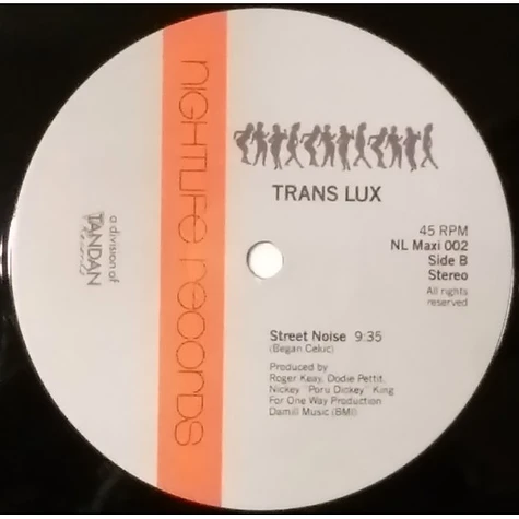 Trans-Lux - Big Apple Noise