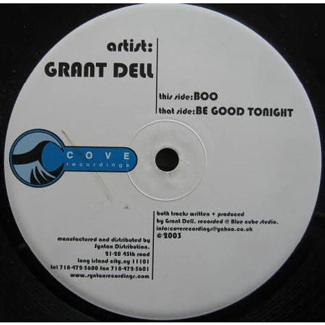 Grant Dell - Boo / Be Good Tonight Grant Dell - Boo / Be Good Tonight