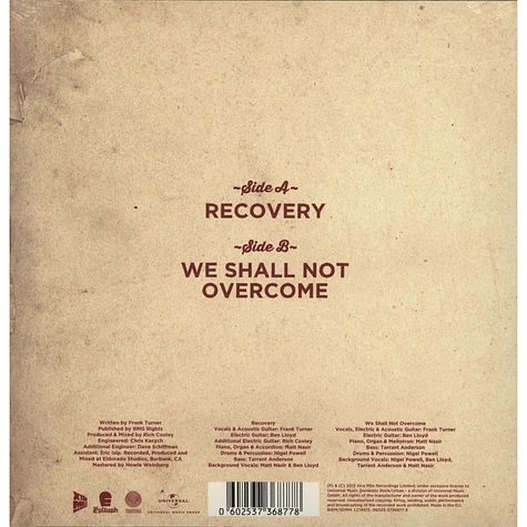 Frank Turner - Recovery