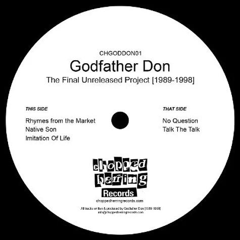 Godfather Don - The Final Unreleased Project [1989-1998]