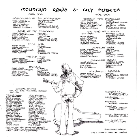 Allan Wachs - Mountain Roads & City Streets Clear Vinyl Edition