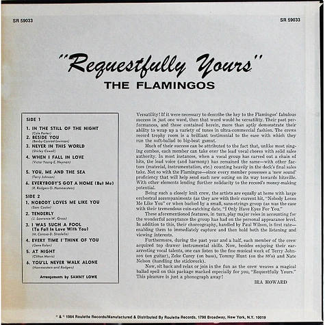 Requestfully Yours  Álbum de The Flamingos 