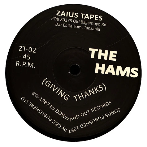 The Hams - Giving Thanks / Thanks Giving