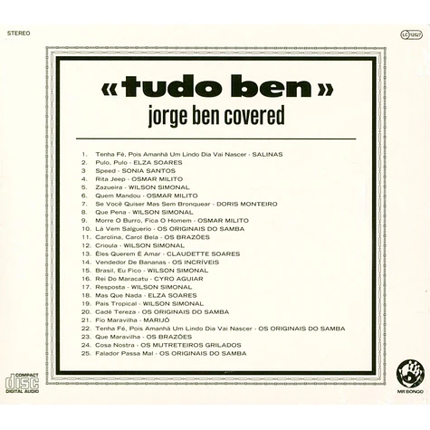 V.A. - Tudo Ben (Jorge Ben Covered)