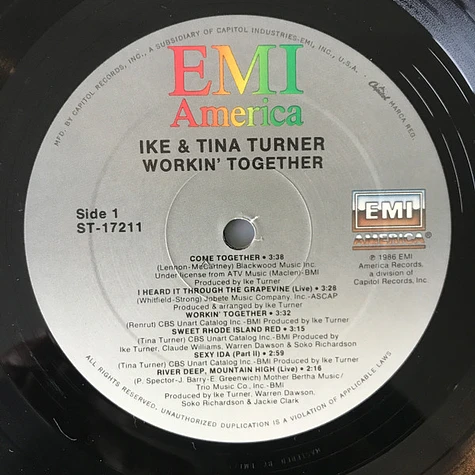 Ike & Tina Turner - Workin' Together (The Best Of The Rest)