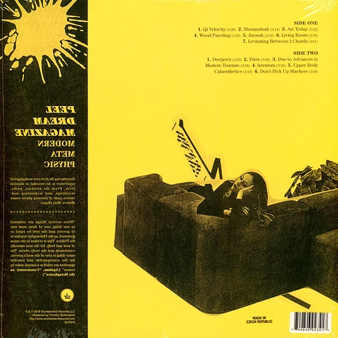 Peel Dream Magazine - Modern Meta Physic Yellow & Black Vinyl Edition