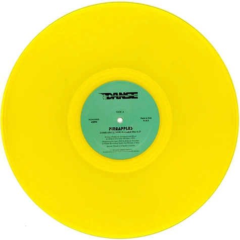Pineapples - Come On Closer Feat. Douglas Roop Yellow Vinyl Edition