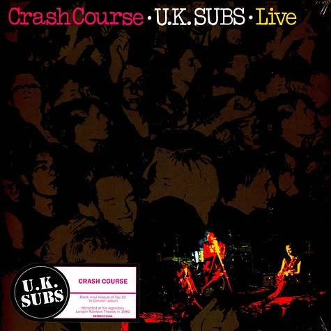 UK Subs - Crash Course Black Vinyl Edition