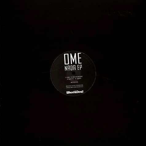 Ome - Nada EP
