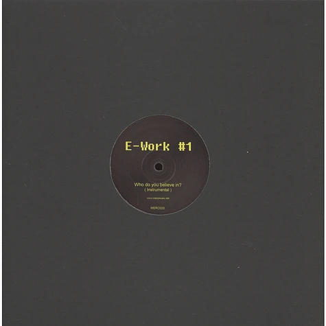 E-Work - #1 E-Work - #1