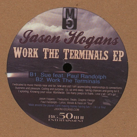Jason Hogans - Work The Terminals EP