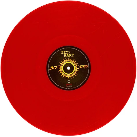Beth Hart - 37 Days Vinyl Edition Transparent Red Vinyl Edition