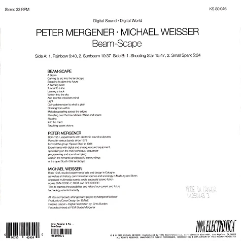 Peter Mergener & Michael Weisser - Beam-Scape