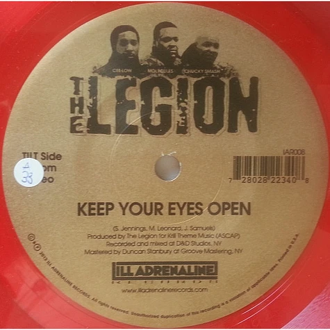 The Legion - Keep Your Eyes Open / Street Truth