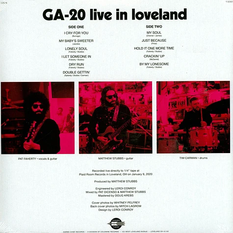 GA-20 - Live In Loveland Pink Swirl Vinyl Edition