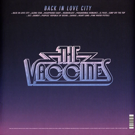The Vaccines - Back In Love City