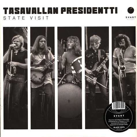 Tasavallan Presidentti - State Visit - Live In Sweden 1973 Black Vinyl Edition