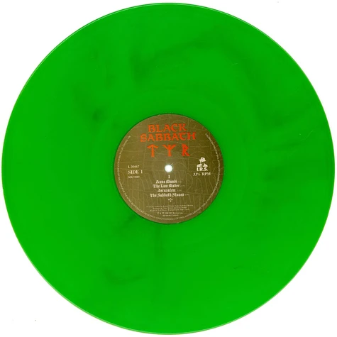 Black Sabbath - Tyr Colored Vinyl Edition