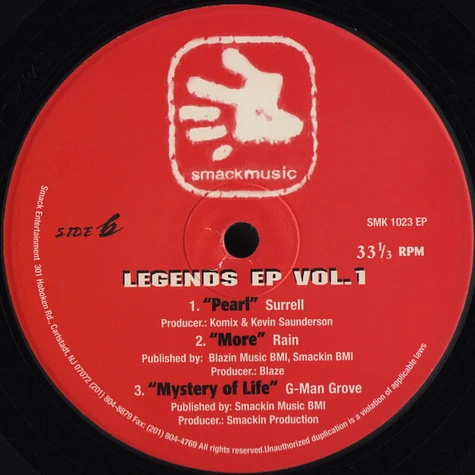 V.A. - Legends EP Vol. 1