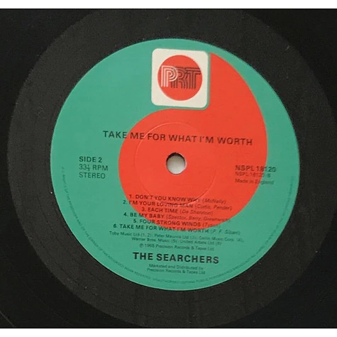 The Searchers - Take Me For What I'm Worth