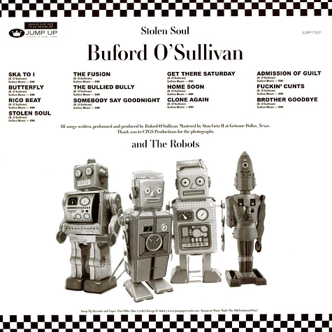 Buford O'Sullivan - Stolen Soul Clear Vinyl Edtion