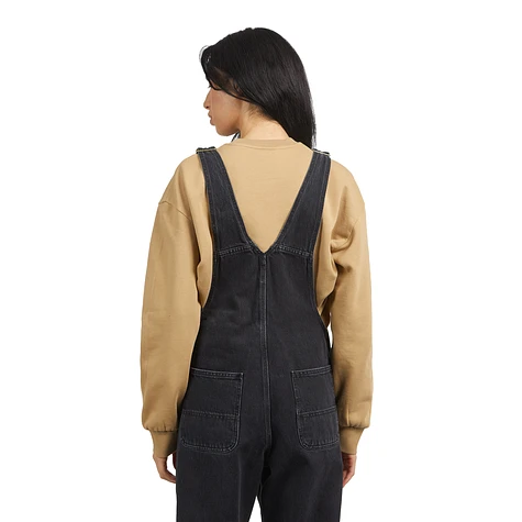 W' Nash Overall Straight Black - Salopette Donna Nera