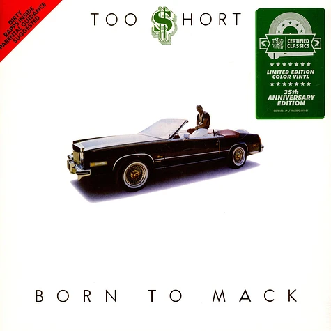 Too $hort - Born To Mack Green Vinyl Edition