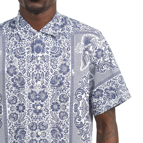 ralph lauren blue bandana shirt