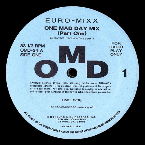 Orchestral Manoeuvres In The Dark - One Mad Day Mix