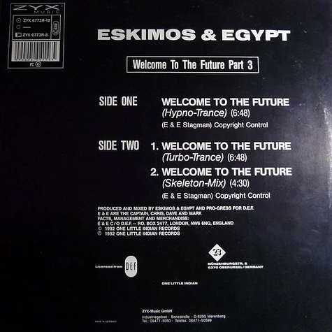 Eskimos & Egypt - Welcome To The Future Part 3