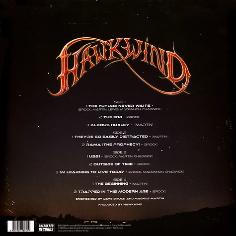 Hawkwind - The Future Never Waits Black Vinyl Edition