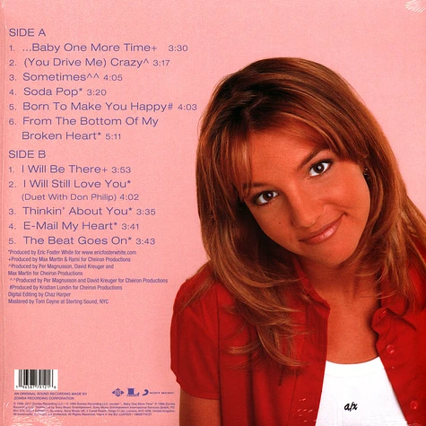 Britney Spears - Baby One More Time Opaque Pink Vinyl Edition