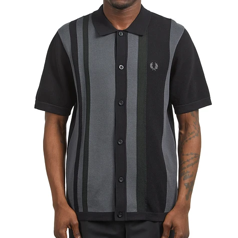 Fred Perry - Striped Knitted Shirt