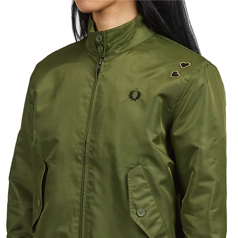 Fred Perry x Amy Winehouse Foundation - Printed Lining Zip-Thru Jacket