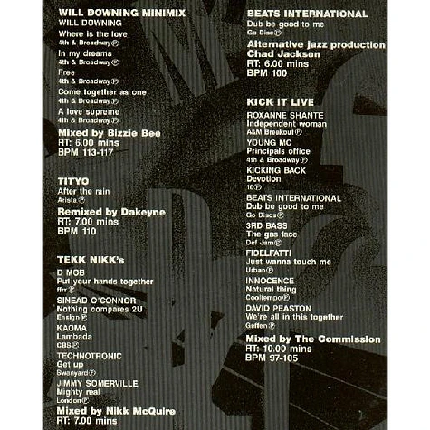 V.A. - March 90 - Mixes 1