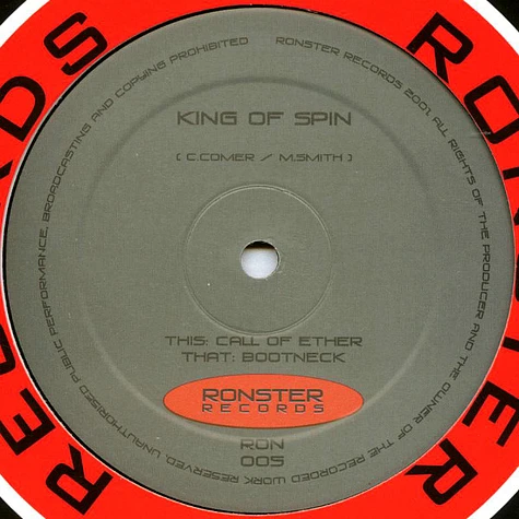 King Of Spin - Call Of Ether