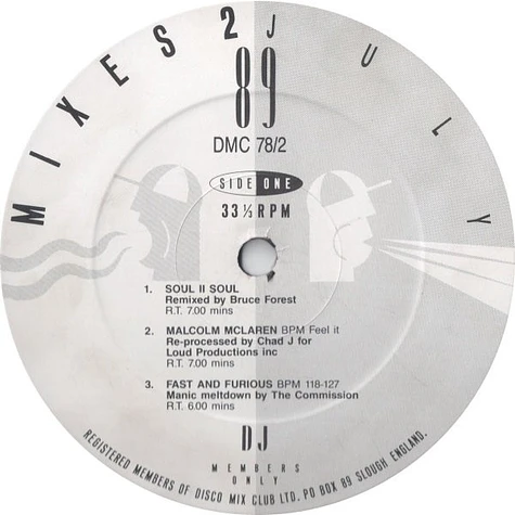 V.A. - July 89 - Mixes 2
