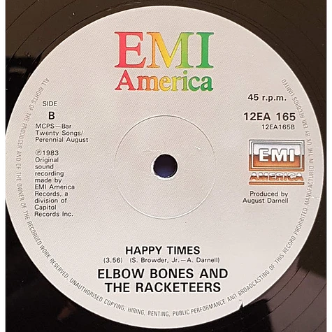 Elbow Bones And The Racketeers - A Night In New York