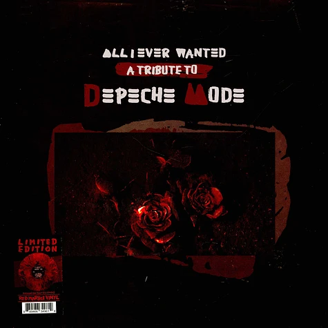 V.A. - All I Ever Wanted A Tribute To Depeche Mode Red & Black Marbled Vinyl Edition
