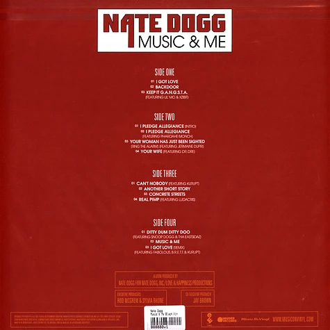 Nate Dogg - Music & Me Black Vinyl Edition