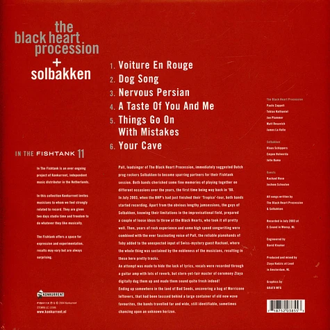 The Black Heart Procession + Solbakken - In The Fishtank 11